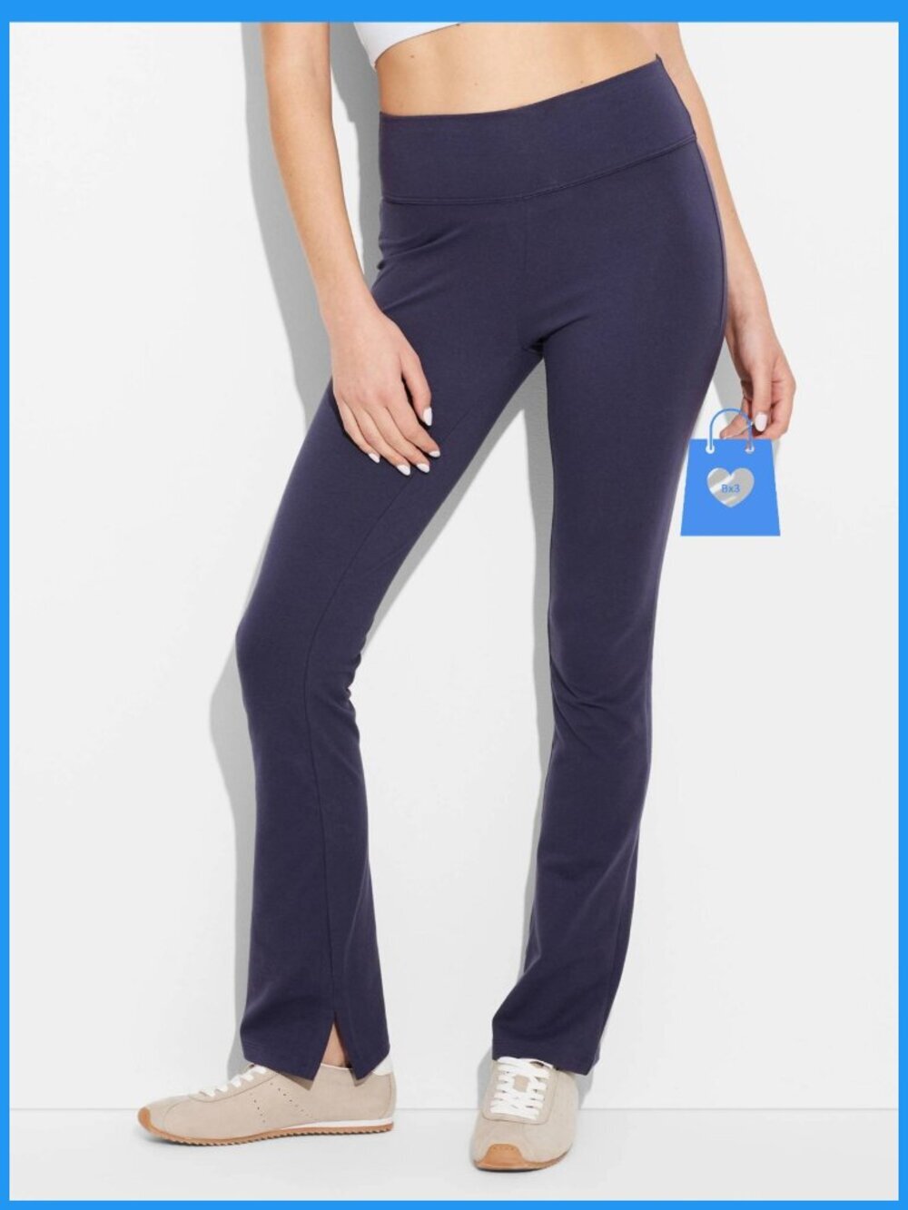 XL - Womens High-Waisted Stovepipe Leggings - Wild Fable - Navy Blue